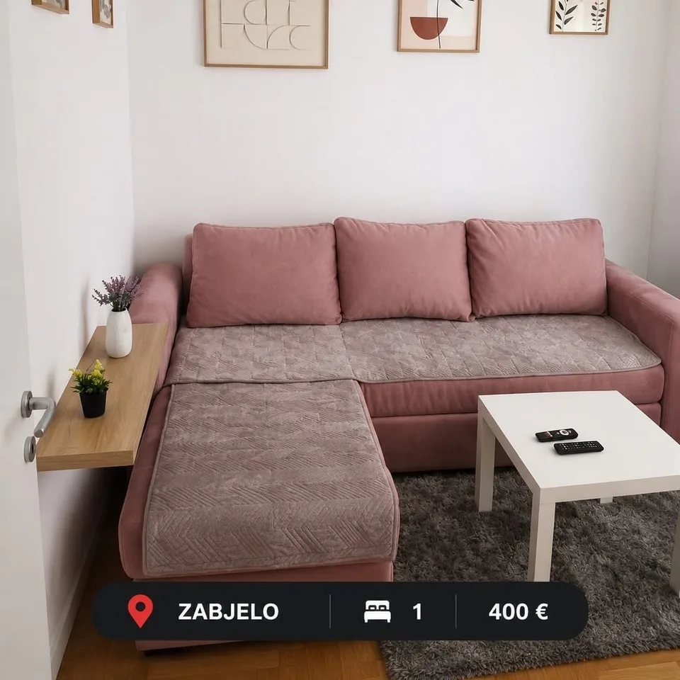🏡 Izdaje se jednosoban stan *  📍 Zabjelo, Podgorica 📐 35 m² 💶 400 €